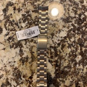 Gold watch band